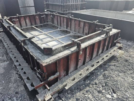 Zbiorniki betonowe Dąbrowa Białostocka w procesie produkcji